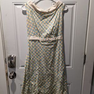 Retro 50s Boat Neckline Dress